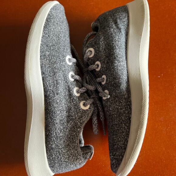Allbirds Merino Wool Gray Runners Lace Up Women’s Sneakers 8 - Picture 6 of 12